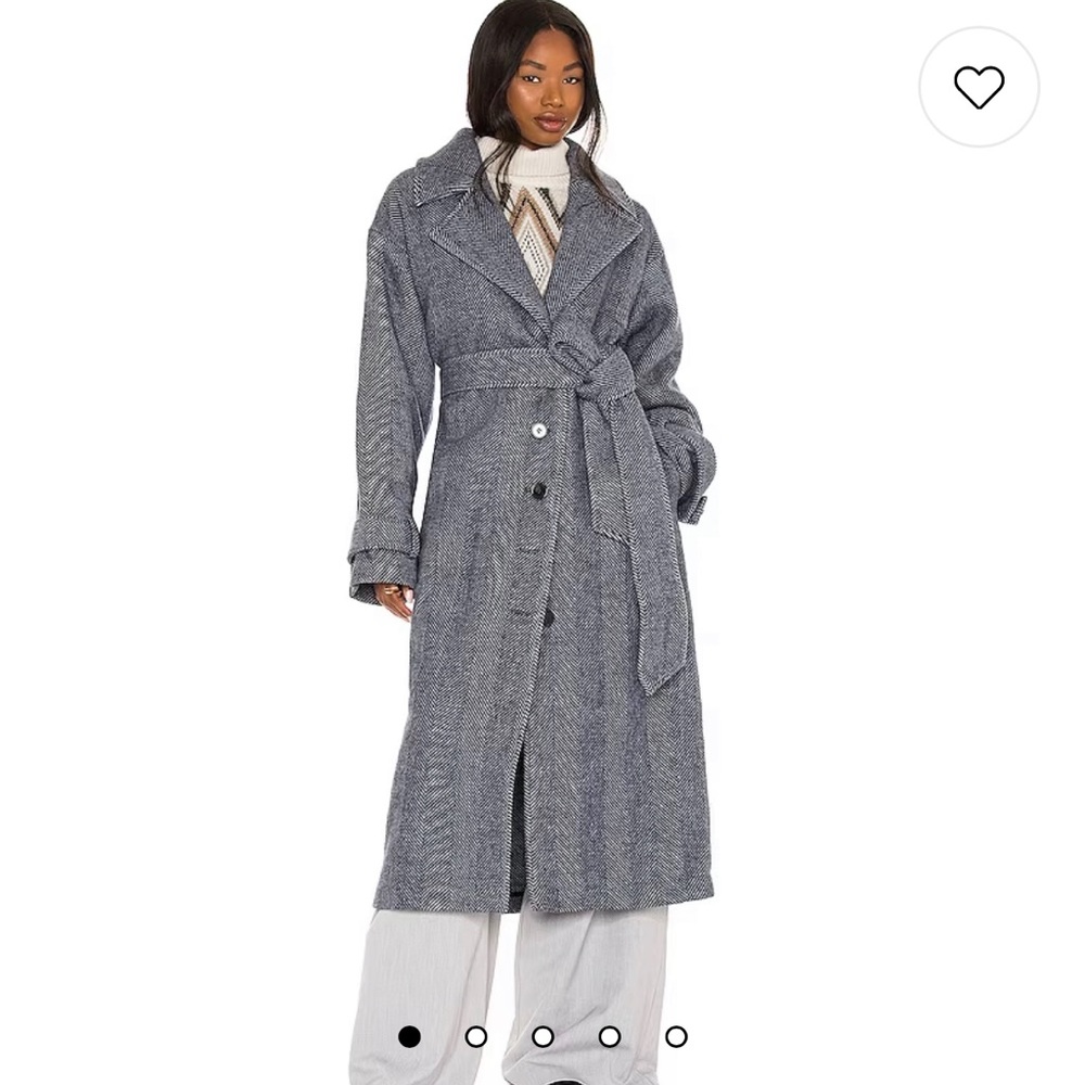 House of Harlow 1960 black and white coat. Size small